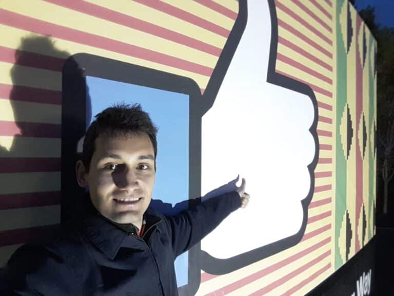 Michal our co-owner near FB headquarter