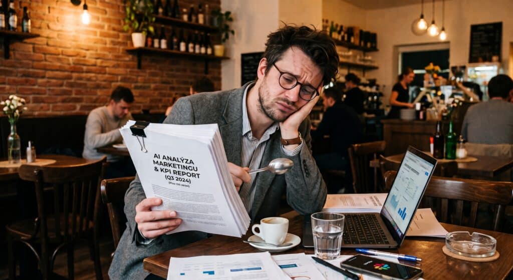 Marketér si čte AI report